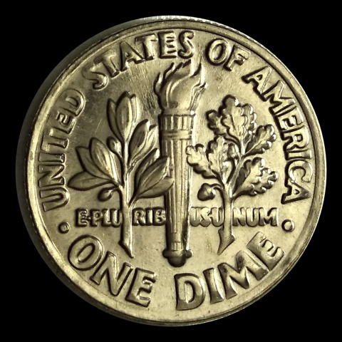 1985-P-US-10-Cents-Is-This-A-Struck-Through-Grease-Filled-Die-?